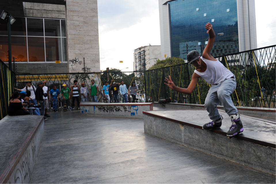 Rolling skating in Caracas (AFP via Getty Images)