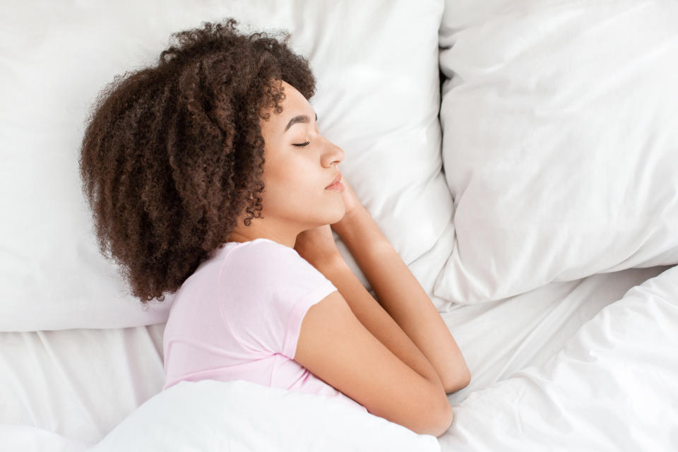 Woman sleeping. (Getty Images)