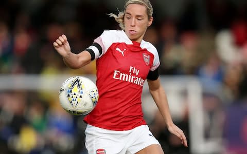 The Arsenal captain has undergone surgery on her knee injury - Credit: GETTY IMAGES