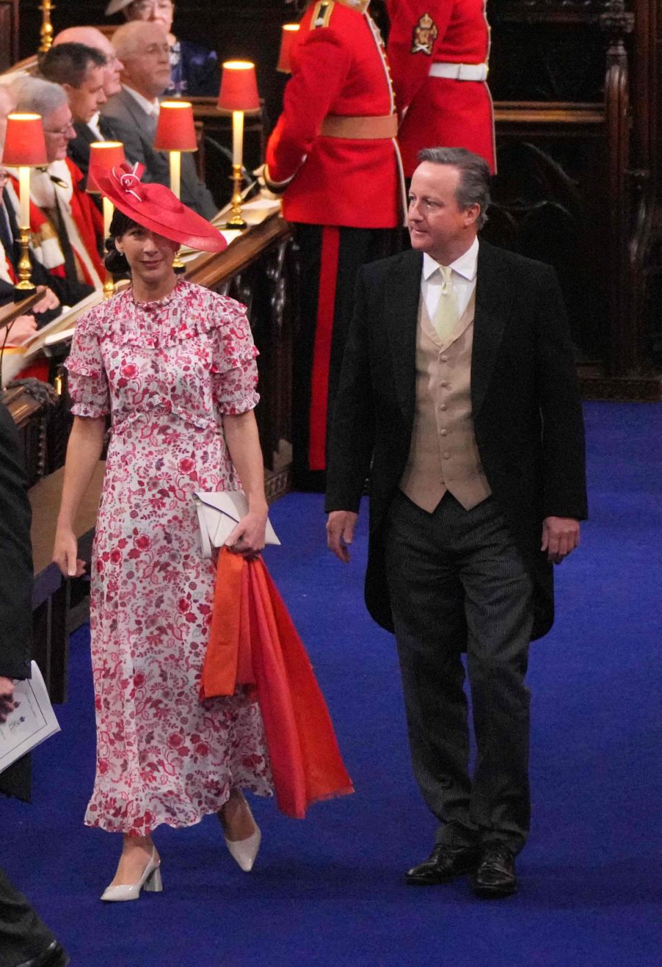 David and Samantha Cameron (POOL/AFP via Getty Images)