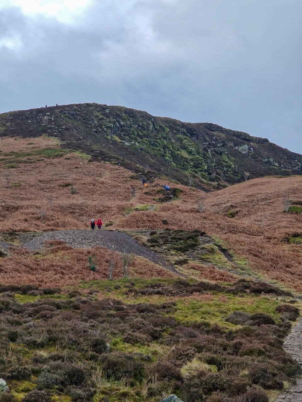 The man suffered an ankle injury whilst walking on the Cleveland Way National Trail about 2km east of Lordstones Cafe on the North York Moors National Park. (Cleveland Mountain Rescue Team)