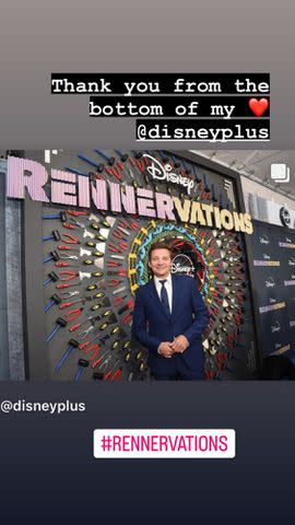 Jeremy Renner Instagram