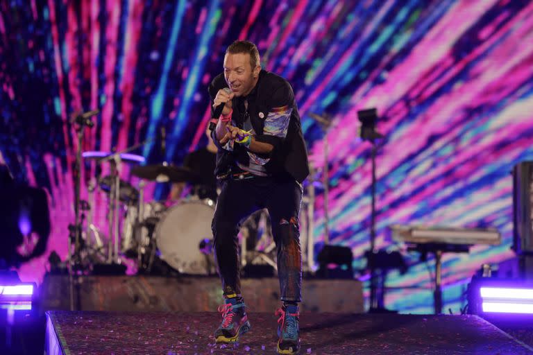 El show de Coldplay en la Argentina.