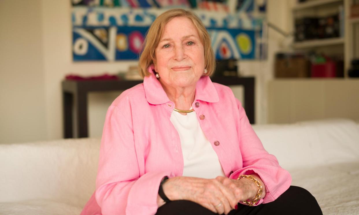 <span>Shirley Conran in 2015. She was inspired to campaign on maths after failing to find a good textbook for her goddaughter.</span><span>Photograph: Graeme Robertson/The Guardian</span>