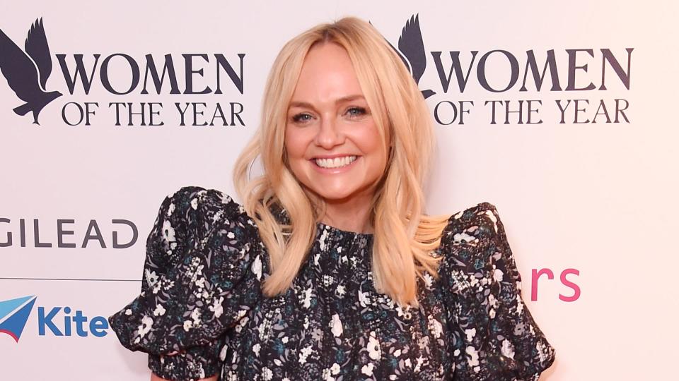 Emma Bunton attends the Women of the Year Lunch & Awards at The Royal Lancaster Hotel on 16 October 2023 in London, England.