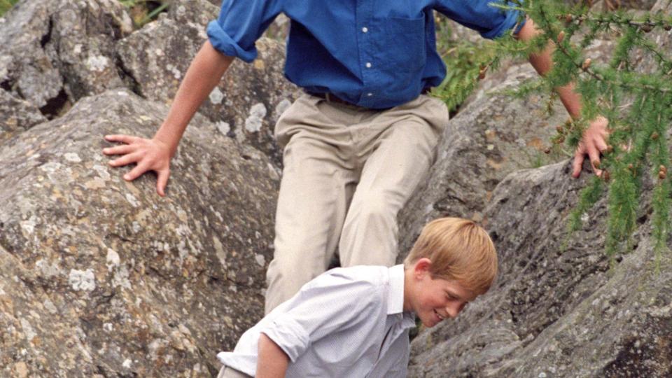 charles, william harry photocall in balmoral