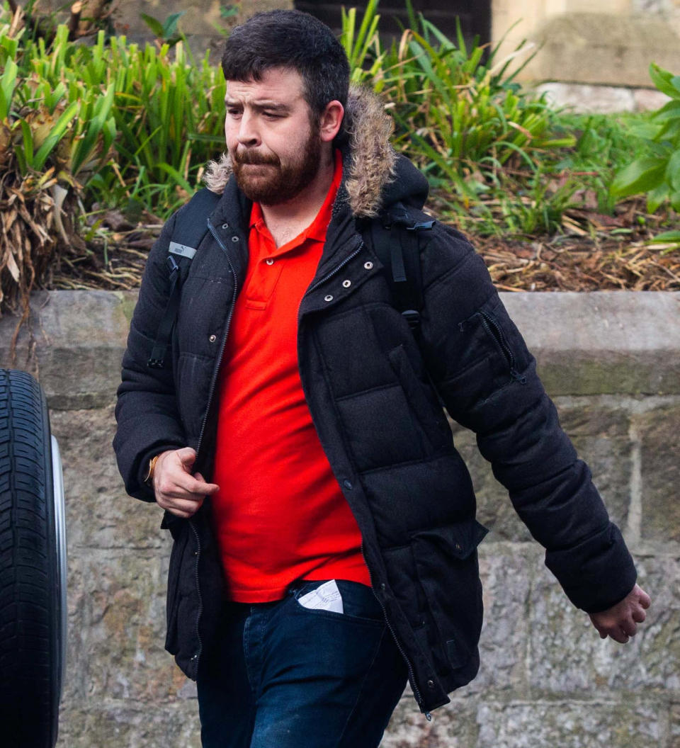 Paul Elcombe at Plymouth Magistrates Court on Thursday. (SWNS)