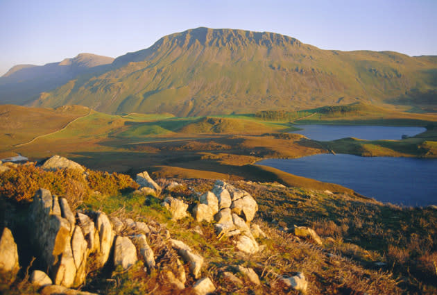 Cader Idris and Cregennen Lake, in Snowdonia National Park (Rex Features)