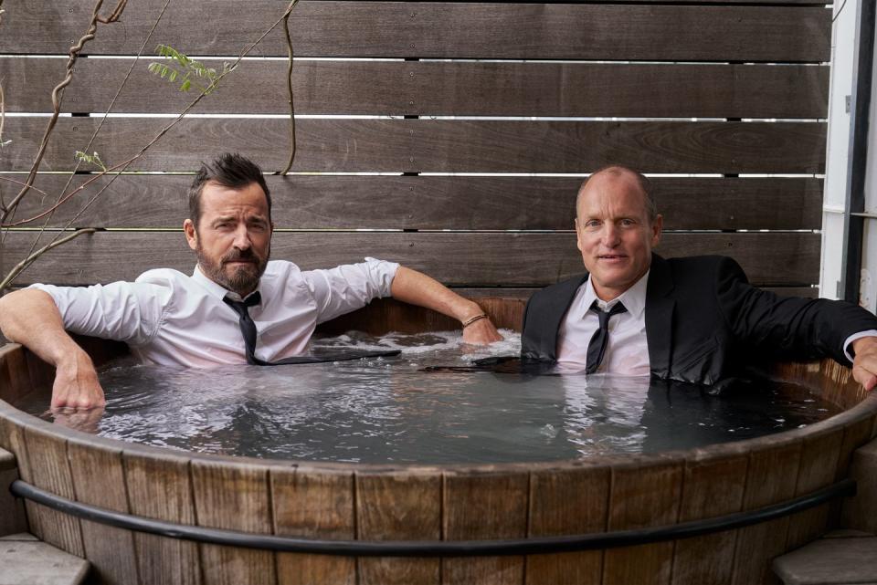 woody harrelson and justin theroux