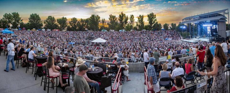 The Ford Idaho Center Amphitheater in Nampa can hold a big crowd: more than 10,000 fans.