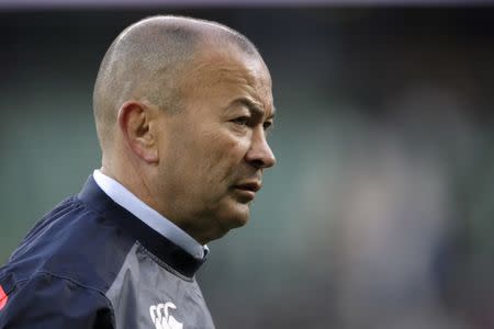 Britain Rugby Union - England v Australia - 2016 Old Mutual Wealth Series - Twickenham Stadium, London, England - 3/12/16 England head coach Eddie Jones during the warm up Action Images via Reuters / Henry Browne Livepic