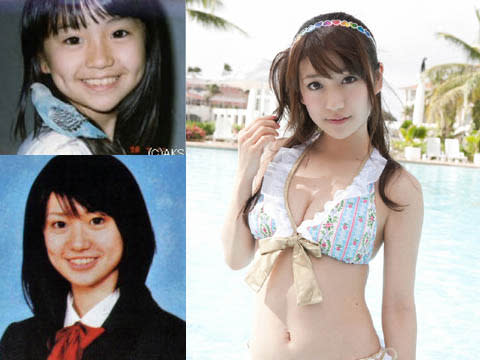 ▲圖：AKB48大島優子小時候(左)與現在(右)。(圖／翻攝自網路)
