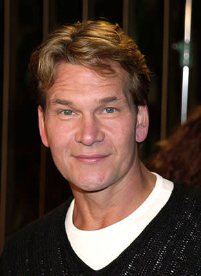 Patrick Swayze at the Hollywood premiere of Donnie Darko