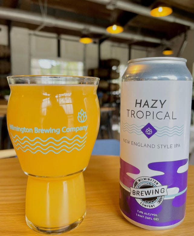 The Hazy Tropical is a New England Style IPA version of Wilmington Brewing Company's signature Tropical Lightning IPA. It's a part of the brewery's annual Tropical Lightning Week.