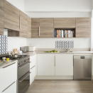 <p> Wood finishes are a key part of creating an authentic Scandinavian kitchen. However, wood isn't just for floors and worktops. Opt for wood or wood effect kitchen cabinets to showcase the natural material. </p> <p> 'Look to light coloured wood like beech or ash for flooring, dining tables or worktops if budget allows,' suggests Hayley Simmons, Head of Merchandising, Magnet. 'Avoid stained or varnished woods for countertops as the raw, natural, untreated look is much more in-keeping with Scandinavian style.' </p>