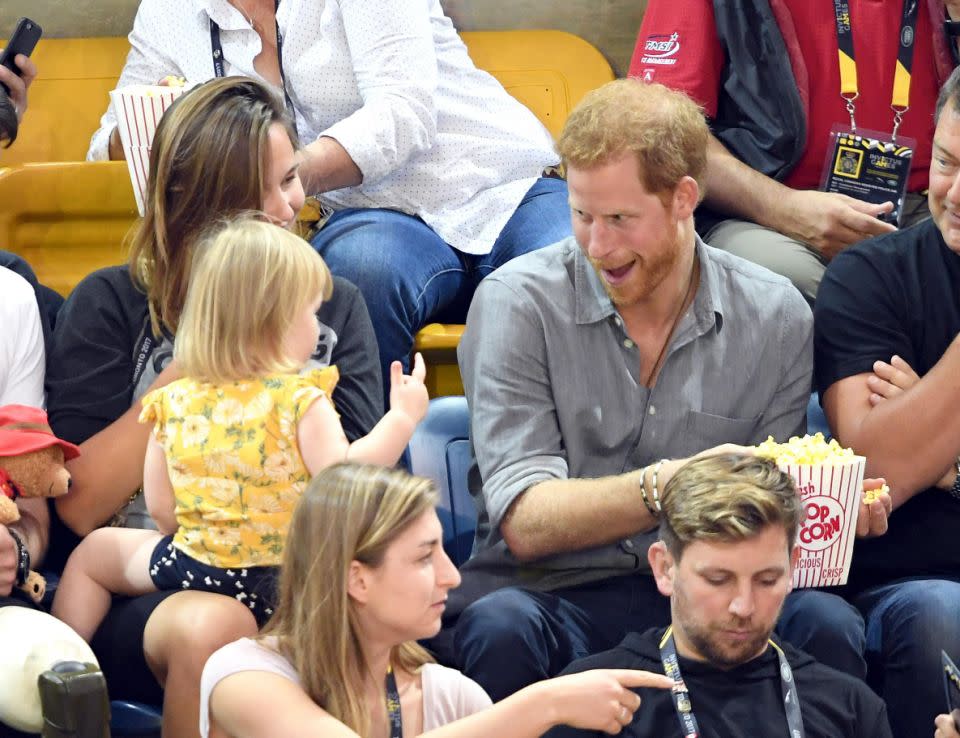 The pair looked to be having a great time together. Photo: Getty Images