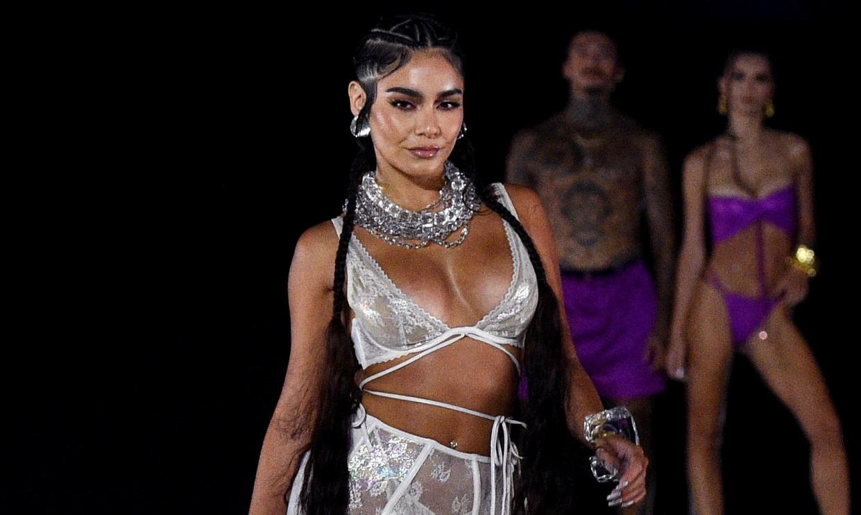 Vanessa Hudgens at Rihanna's Savage X Fenty Show. (Getty Images)