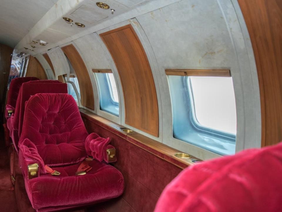 Elvis Presley's Lockheed Jetstar jet - Credit: Liveauctioneers.com