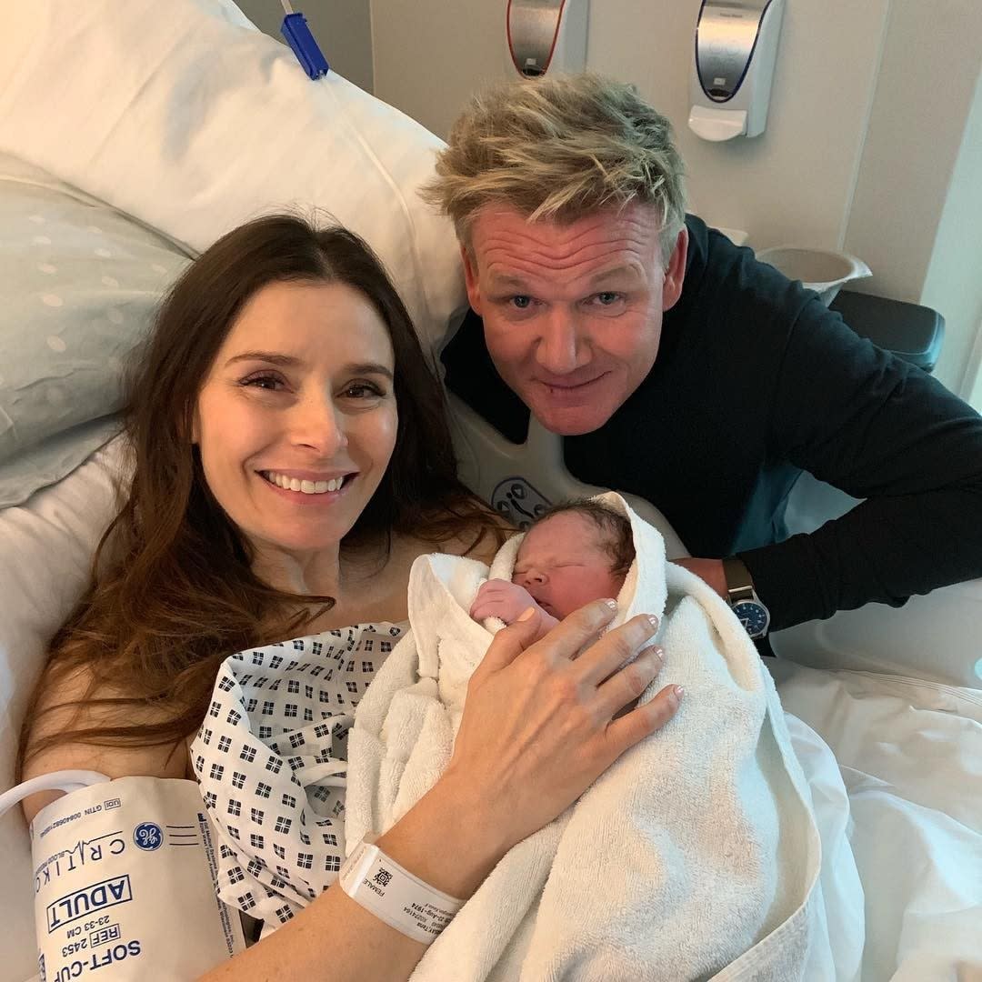 Gordon and Tana Ramsay with baby Oscar