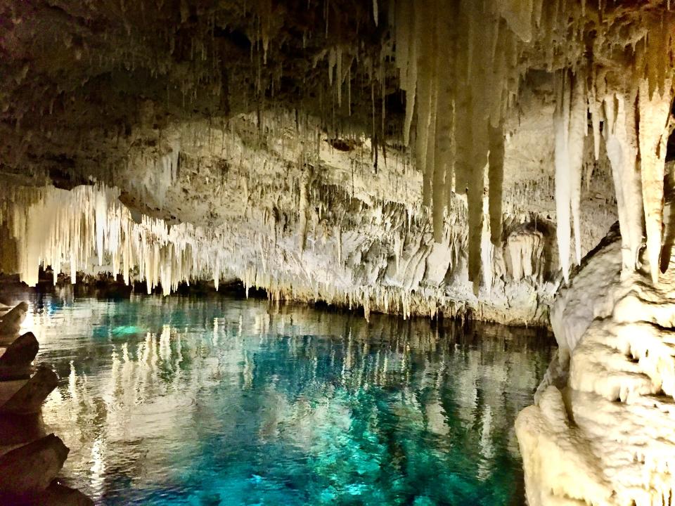 The Crystal Caves secret pools.