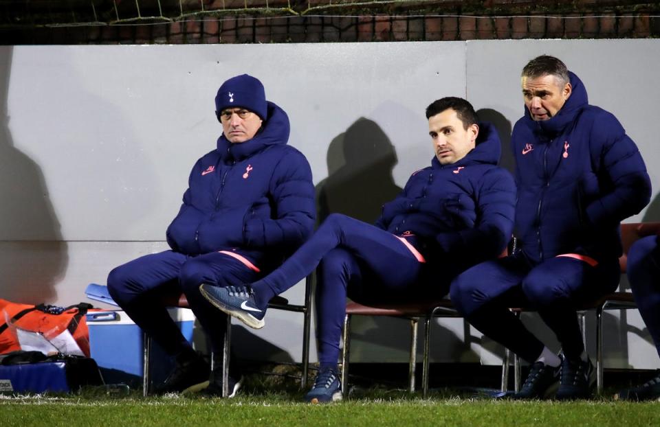 Jose Mourinho looks on during the FA Cup third round match against Marine (Getty Images)