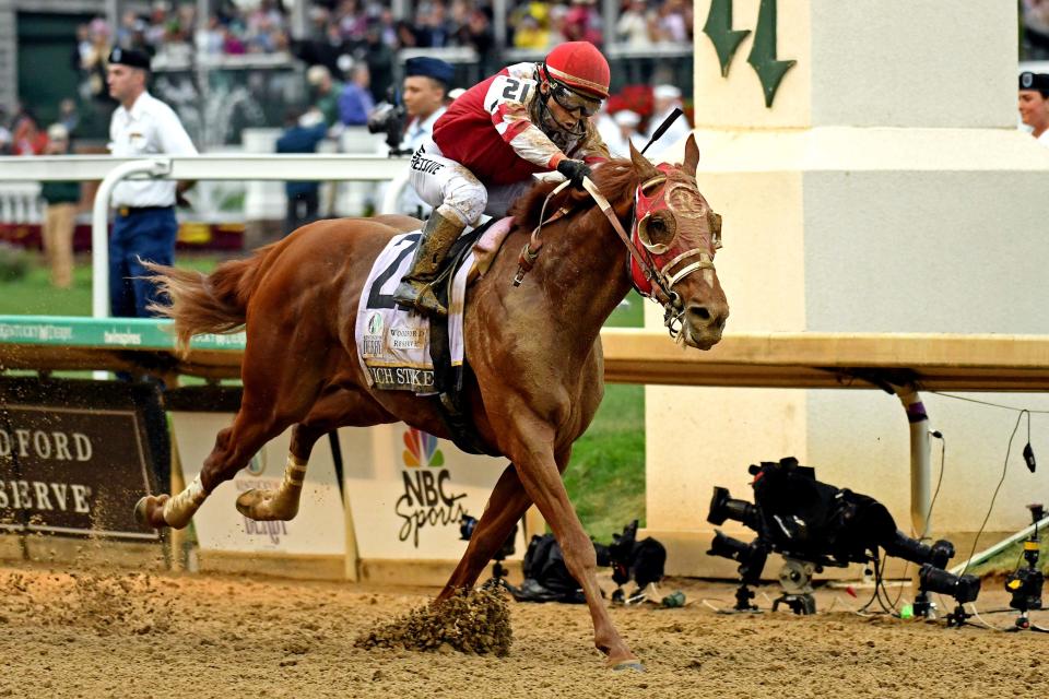 Rich Strike won the 148th running of the Kentucky Derby at Churchill Downs.