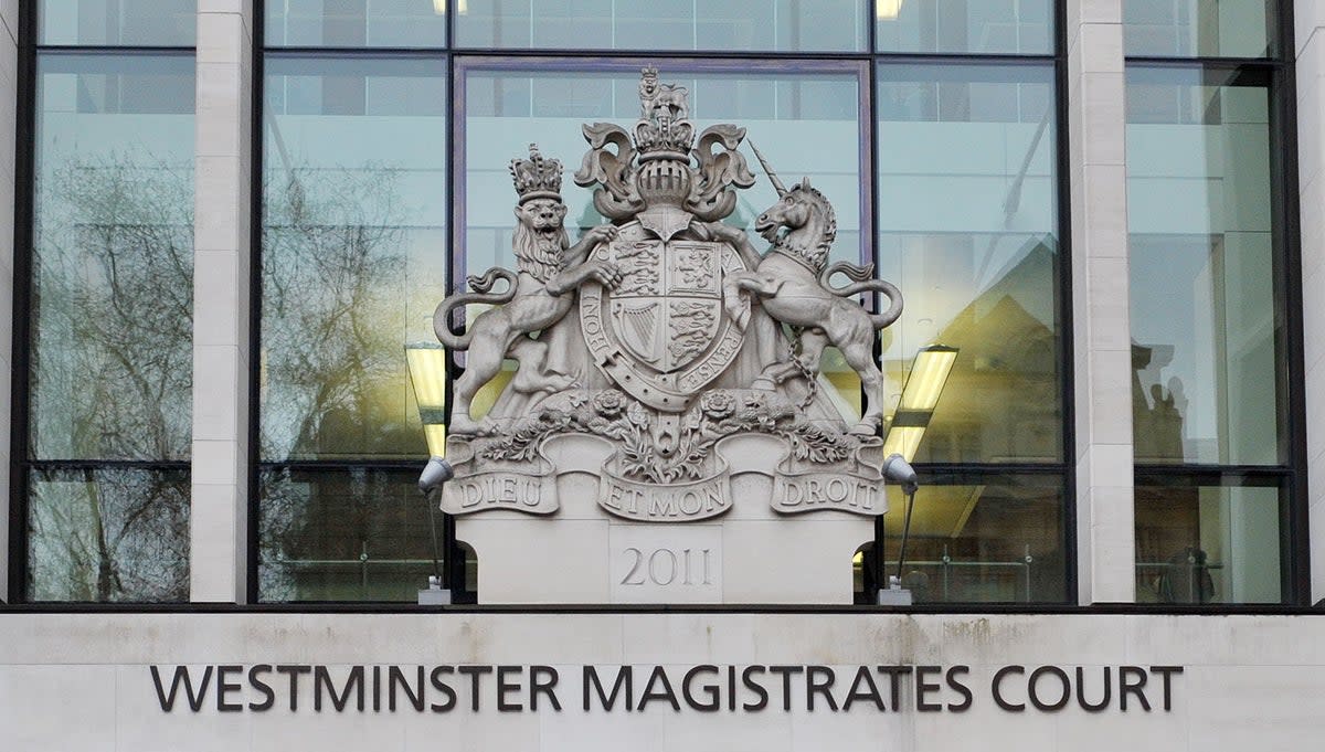 Westminster Magistrates’ Court in London (PA) (PA Archive)