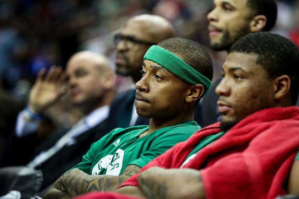 Isaiah Thomas wishes a heckler would. He *wishes.* (AP)