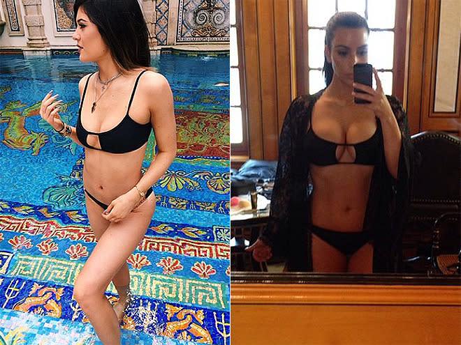 8 Times Kylie Jenner & Kim Kardashian Looked Exactly Alike