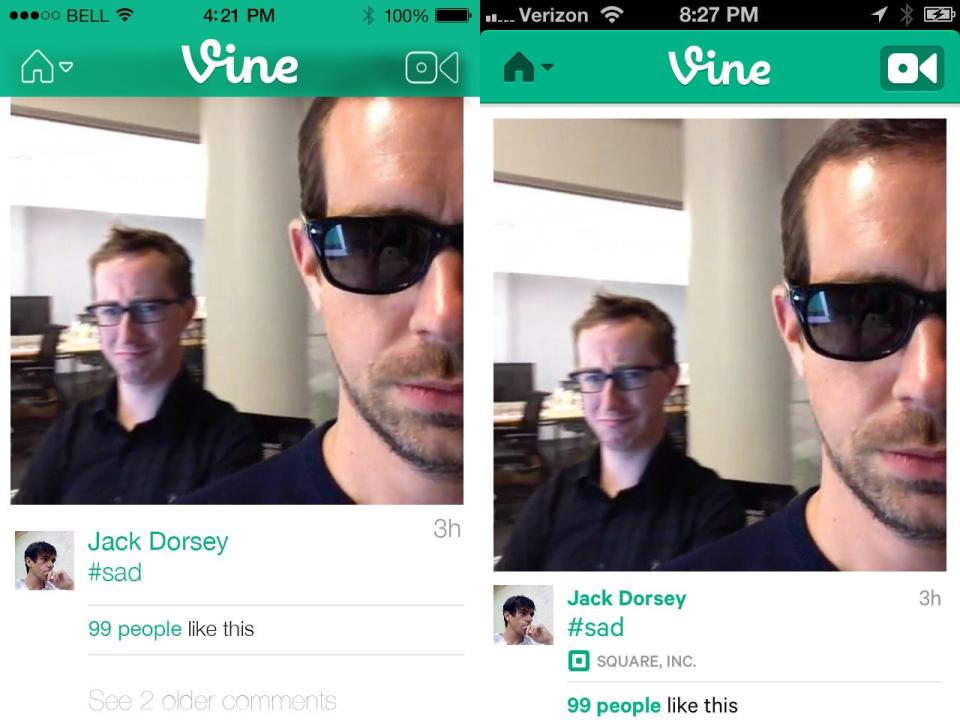 vine ios7