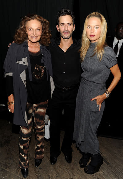 Diane Von Furstenberg, Marc Jacobs, and Rachel Zoe