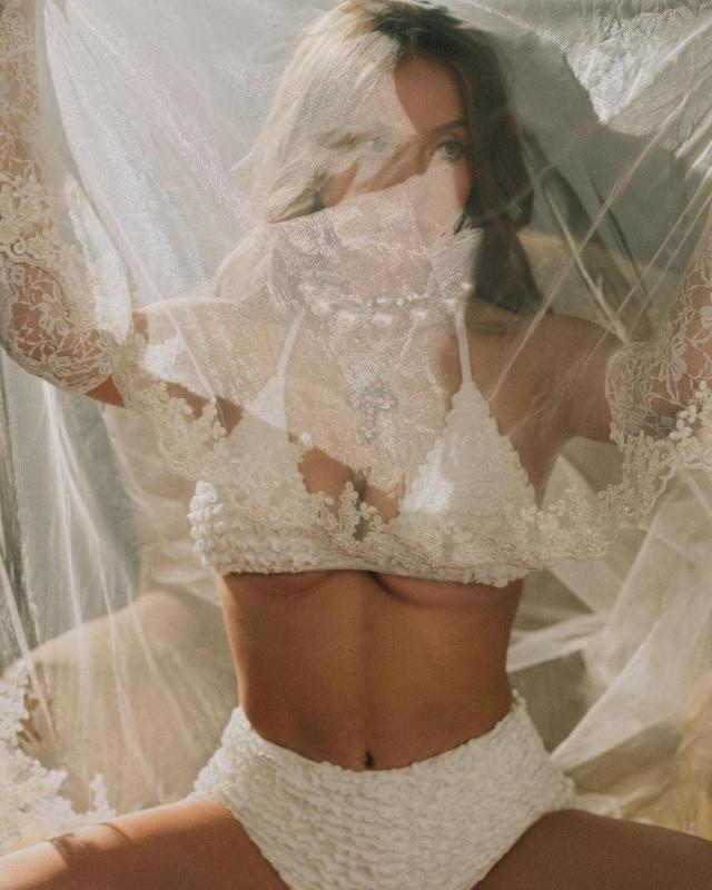 Sydney Sweeney Becomes The S*xiest Bride Ever In A Bridal Under-B