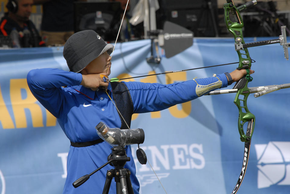 Lin Shi-Chia bei der World Archery Championship 2015 in Kopenhagen (Bild: Francis Dean/Corbis via Getty Images)