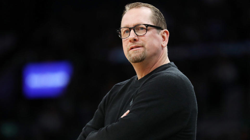 Nick Nurse is in the final year of his contract with the Toronto Raptors. (Photo by Omar Rawlings/Getty Images)