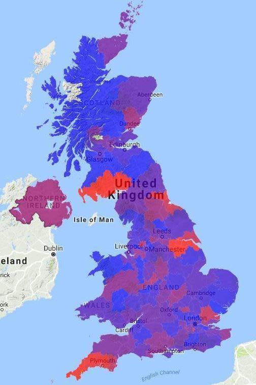 Saturday: The map was mostly showing blue, meaning no reported cases (Flusurvey.org)