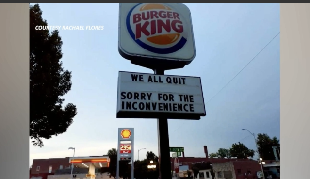 We all quit Burger King restaurant staff quit en masse as more