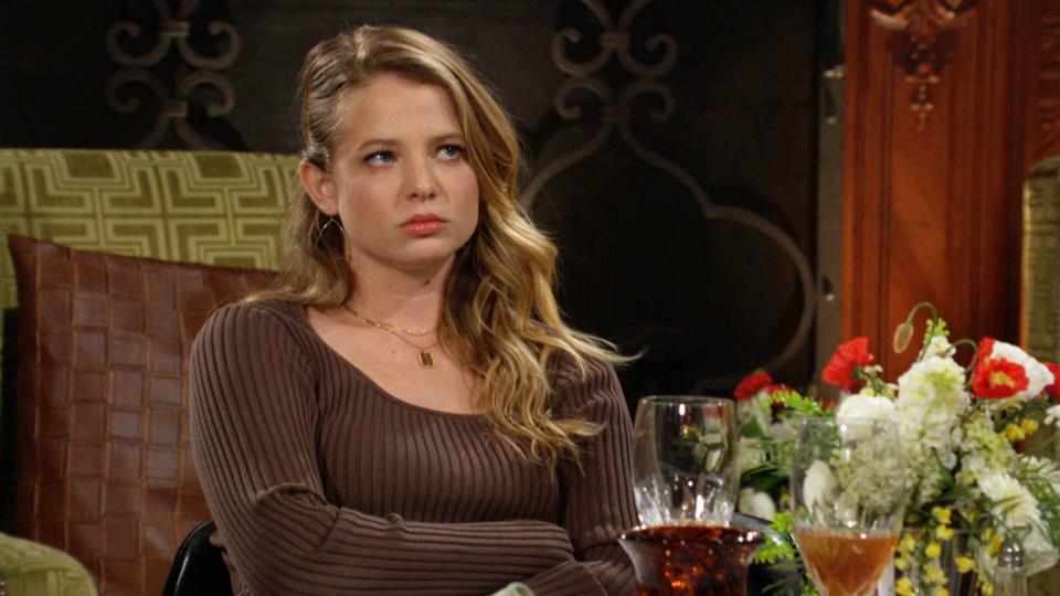 Allison Lanier as Summer pouting in The Young and the Restless