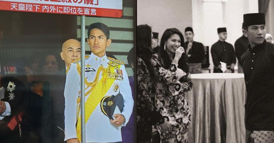 馬丁王子還曾代表汶萊參加德仁天皇的登基大典，身穿白色軍服帥氣的外表，當時就被眼尖的日本網友給搜出來
