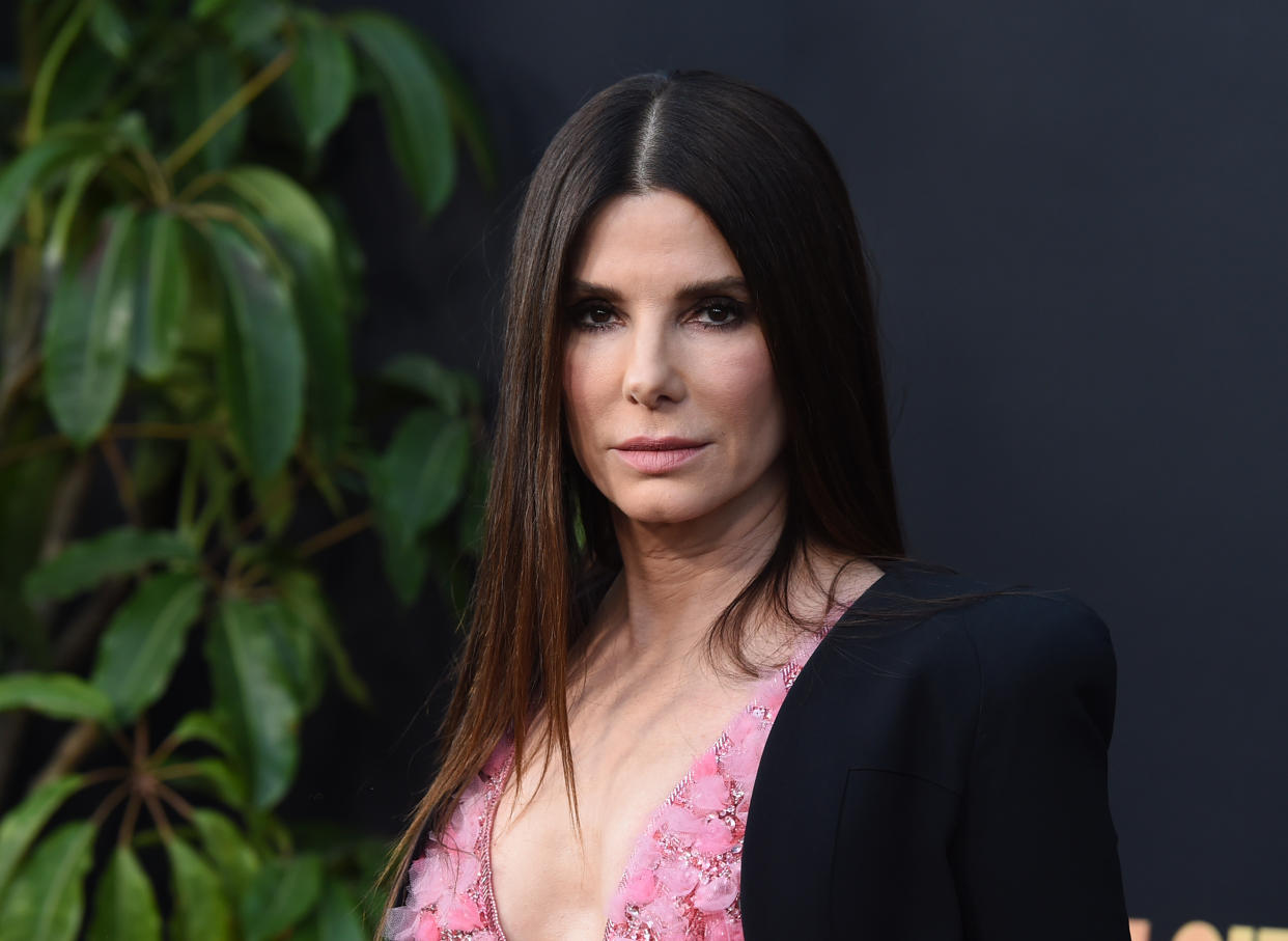 Sandra Bullock at 'The Lost City' premiere held at Regency Village Theatre on March 21st, 2022 in Los Angeles, California. (Photo by Gilbert Flores/Variety/Penske Media via Getty Images)