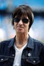 <p>Soccer Football – Premier League – Manchester City vs Huddersfield Town – Etihad Stadium, Manchester, Britain – May 6, 2018 Johnny Marr before the match REUTERS/Phil Noble EDITORIAL USE ONLY. No use with unauthorized audio, video, data, fixture lists, club/league logos or “live” services. Online in-match use limited to 75 images, no video emulation. No use in betting, games or single club/league/player publications. Please contact your account representative for further details. </p>