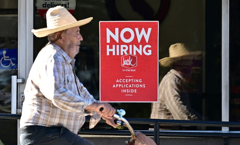 The softening US jobs market has given the Federal Reserve room to start cutting interest rates (Frederic J. BROWN)