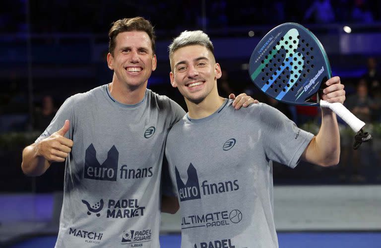 El español “Paquito” Navarro y el argentino Martín Di Nenno son la segunda mejor pareja del mundo de pádel