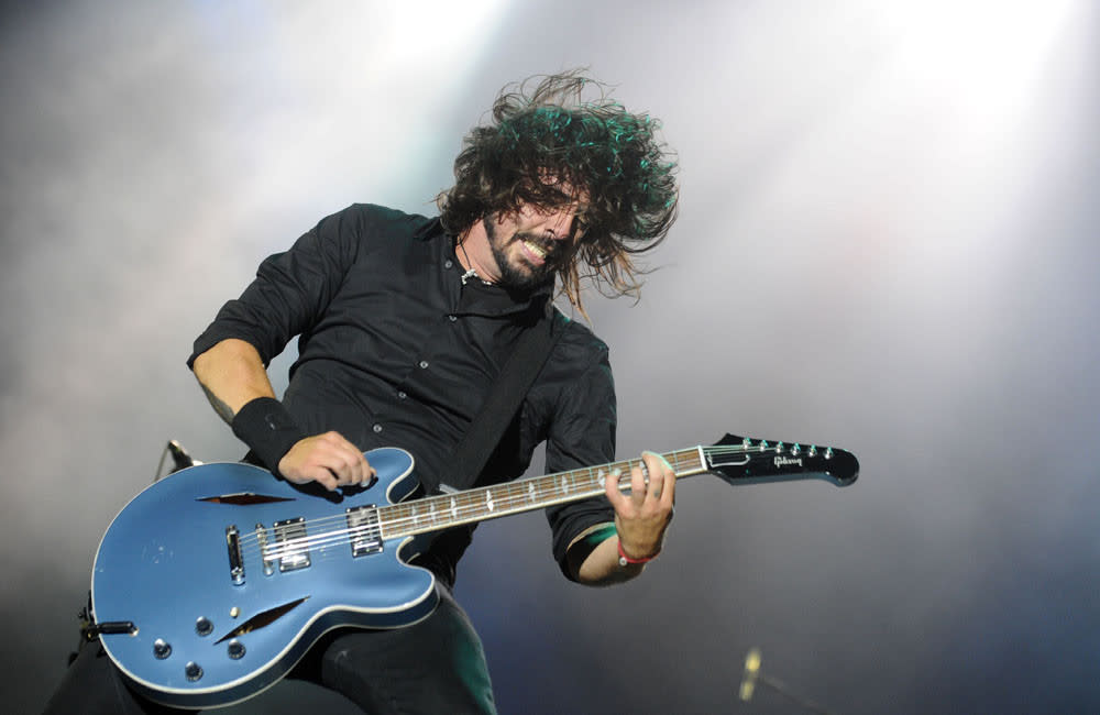 Foo Fighters' Monkey Wrench guitar is up for grabs credit:Bang Showbiz