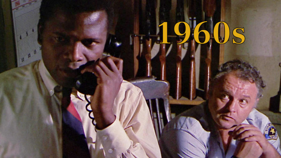 Sidney Poitier and Rod Steiger in In the Heat of the Night