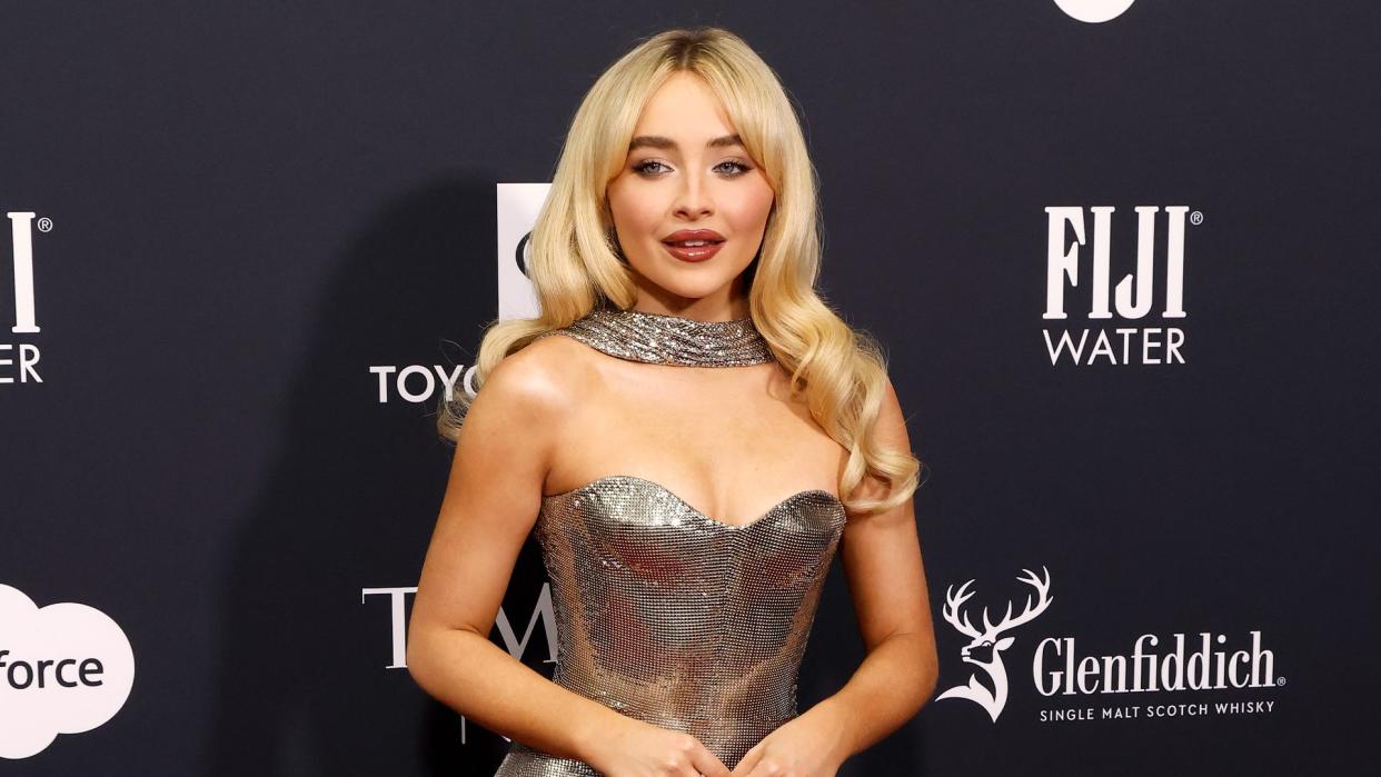 Sabrina Carpenter attends the 2024 Time100 Next Gala at Chelsea Piers on October 09, 2024 in New York City. (Photo by Taylor Hill/WireImage)