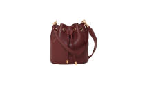 <p>Madeline mini bucket, $235, <a rel="nofollow noopener" href="https://www.angelaroi.com/products/madeline-mini-bucket-bordeaux" target="_blank" data-ylk="slk:angelaroi.com;elm:context_link;itc:0;sec:content-canvas" class="link ">angelaroi.com</a> </p>