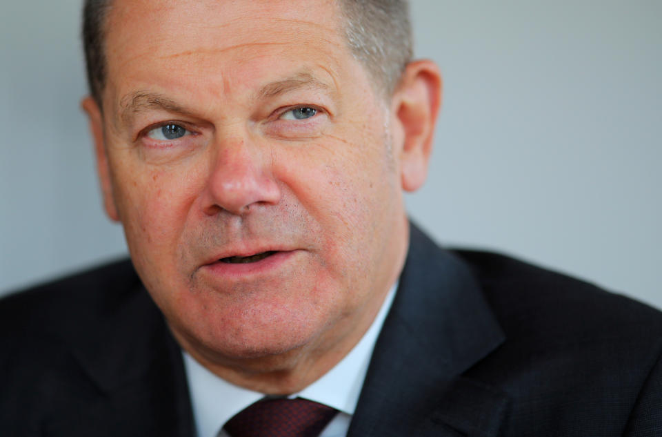 Schau mir in die Augen, Kanzleramt: Olaf Scholz wird Spitzenkandidat der SPD (Bild: REUTERS/Hannibal Hanschke)