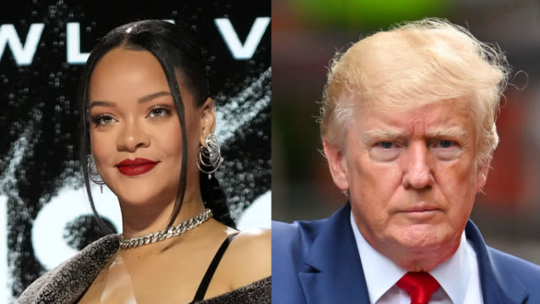 Rihanna, Donald Trump