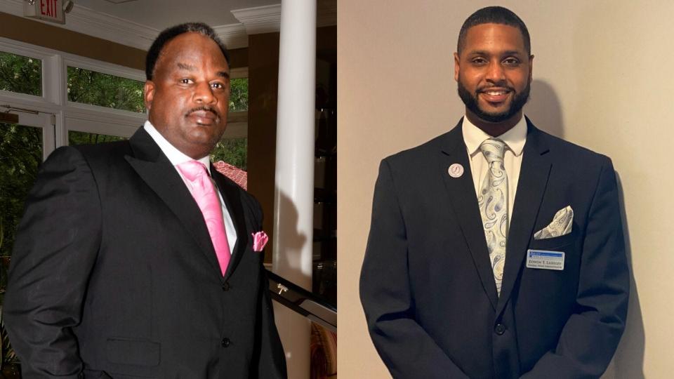 Brian Howell, left, and Edwin Jolley Lashley, right. The two men have entered a partnership to begin the Howell & Jolley Memorial Chapel P. A.