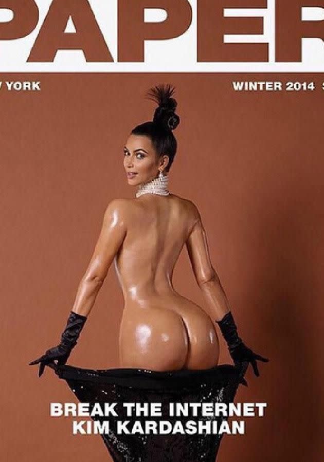 She wants to go even bigger than Kim! Photo: Paper Magazine